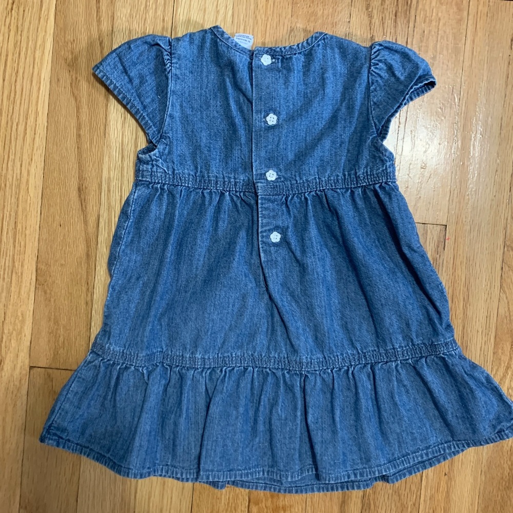 Infant girls BabyGap Denim Dress 12-18 months - Picture 6 of 7